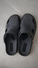 越南橡胶凉鞋男款透气夏季运动外穿包头沙滩拖鞋开车柔软舒 灰黑 44 实拍图