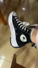 匡威（Converse）官方 Run Star Hike高帮帆布流星厚底鞋黑色166800C 166800C/黑色 40 实拍图