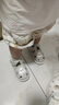 牧童宝宝凉鞋夏男童鞋子透气软底学步鞋婴幼儿包头皮凉鞋女 奶咖米25 实拍图