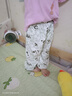 欧孕（OUYUN）儿童防蚊裤夏季薄款宝宝裤子男童女童抖抖裤婴儿童装休闲长裤 熊猫蜜语【7A抗菌-凉爽透气】 100 cm 实拍图