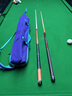 威利台球杆梅林法杖二代大头黑刃兵主火云起源永恒明月威力tw断月 威利TK坦克3皮把+高级7孔杆包+高级配件全套 实拍图