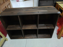 众淘全实木书架纯实木书柜落地矮书柜格子柜储物柜客厅家用八格柜组合 【感恩回馈】2层6格90*30*60cm 实拍图