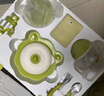 babycare宝宝辅食碗勺子不锈钢儿童餐具围兜口水巾保温饭盒新生儿礼盒 实拍图