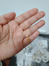 周六福黄18K金项链女皇冠彩金项链生日礼物KH067844 【礼盒版】 40+5cm  实拍图