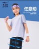 鸿星尔克（ERKE）童装男女大小童涤纶夏季速爽透气五分短裤如梦紫165 实拍图