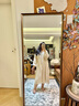 小匠材穿衣镜落地镜试衣欧式全身镜复古入户置地壁挂家用卧室镜子170檀 实拍图