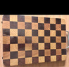 炊大皇家用切菜板砧板乌檀木橡胶木主厨榫卯棋盘格菜板小号34*22*2.5cm 实拍图