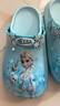迪士尼儿童洞洞鞋儿童拖鞋女童洞洞鞋女童拖鞋儿童洞洞拖鞋女儿童 浅蓝 实拍图