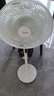 美的（Midea）【幸运草安睡风扇1S】一级能效直流变频声控电风扇家用遥控卧室静音落地扇台式桌面抗菌大风力电扇 实拍图