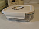 家の物语（KATEI STORY）真空保鲜盒上班族学生饭盒微波炉玻璃厨房收纳大冰箱水果盒食品级 真空保鲜盒/长方形 630ml 单件装 实拍图