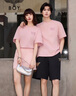 BOY LONDON【元气少女】男女同款短袖夏季粉色时尚百搭潮牌休闲T恤 粉色 【L,XL预售14天内发货】 S 实拍图