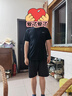 鸿星尔克短袖男夏季新款冰感跑步户外运动男士t恤清爽半袖速干衣T恤衫男 【冰感吸湿排汗T恤】正黑 XL （170-175cm/130-140斤） 实拍图