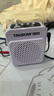得胜（TAKSTAR）E188 升级版小蜜蜂扩音器 教学专用小巧便携扩音器户外上课宝地摊小喇叭导游喊话器  梦幻紫  实拍图