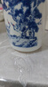 潇毅艾 景德镇陶瓷茶杯带盖家用杯喝茶杯青花瓷器办公杯子 松鹤延年 实拍图
