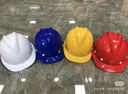 梅思安安全帽国标工地领导工人头盔ABS透气旋钮调节黄色针织布吸汗带1顶可印字 实拍图