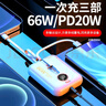 AOBNTECH【3C认证 迷你】自带双线66W超级快充充电宝20000M超大容量毫安可上飞机便携小巧适用华为苹果手机 钢琴黑【自带双线超级快充】顶配版+提速500% 实拍图