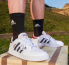adidas BREAKNET休闲网球文化板鞋小白鞋男子阿迪达斯官方轻运动 白色/藏青蓝/酒红色   42 实拍图