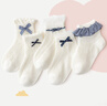 caramella25年春夏季女童袜薄款网眼透气棉质短袜学院风童袜花边宝宝婴儿袜 实拍图