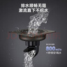 潜水艇（Submarine）地漏防臭枪灰色地漏304不锈钢防返味返水淋浴干湿区洗衣机地漏京 【枪灰】厨房阳台干区地漏 实拍图