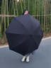 左都（ZUODU）双层自动雨伞长柄超大号加固加厚结实抗风暴雨专用三双人男士定制 实拍图