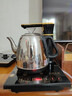 王牌名典 自动上水电热水壶(37*20cm)茶台烧水壶玻璃茶具恒温水壶煮茶器电茶壶开水壶烧水功夫茶具电茶炉 388(全自动)黑色 1L 实拍图