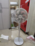 美的（Midea）【品质推荐】七叶轻音柔风电风扇/家用省电落地扇/台式电扇/广角摇头节能宿舍小型风扇 SAE35CA 实拍图