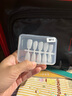 美肤语美甲指甲贴片延长甲磨砂100片短梯S码 T型超薄透明穿戴甲MF8615 实拍图