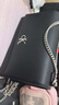 Calvin Klein小众单肩包礼物荔枝纹包包金属搭扣链条翻盖CK女包斜挎包DH2806 UB1-太空黑 OS 实拍图