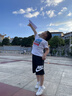NIKE  3BRAND 耐克男女童纯棉短袖T恤+短裤2件套装夏季新款短袖套装 正黑色 120 /60 【建议身高110-116cm】 实拍图