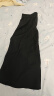 高个子西装半身裙女2025新款夏季a字松紧高腰显瘦伞裙中长款裙子 黑色-单扣-松紧腰 XL 【121-133斤】 实拍图