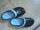 回力 Warrior 凉拖休闲情侣款拖鞋透气户外百搭包头沙滩鞋透气轻便洞洞鞋 049 黑色 41 实拍图