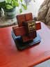 圣匠鲁班鲁班锁公司活动伴手礼品可定制送领导中式商务礼物送客户桌面摆件 花梨木、黑檀木 和而不同（已经刻好） 实拍图
