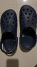 卡骆驰crocs洞洞鞋贝雅男鞋女鞋轻便耐磨一脚蹬拖鞋休闲鞋|10126 黑色-001 41 /42(260mm) 实拍图