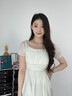 唯一（Winy）一克拉莫桑钻紫藤花纯银项链生日礼物女士吊坠送女朋友老婆首饰品 实拍图