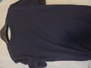 彪马（PUMA）纯色宽松短袖T恤男女情侣款新款夏季运动上衣 690409 海军蓝-16 M (175/96A) 实拍图