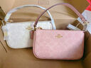 蔻驰（COACH）奥莱女包经典标志老花NOLITA 19号手袋麻将包腋下单肩包手提包 IM/脂粉色 实拍图