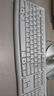 罗技（Logitech）MK120 键鼠套装 有线键鼠套装 办公键鼠套装 电脑键盘 USB即插即用 全尺寸 白色 实拍图