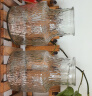 欧式冰川纹玻璃ins 风花瓶客厅摆件鲜花干花插花水养水培透明花器 透明冰川花瓶（20*12*8) 1个装 实拍图