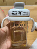安配方形奶瓶学饮嘴直饮水杯盖（适配赫根方形奶瓶）二代白色 实拍图