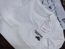 京东京造【凉感速干】男士t恤衫夏季新款印花撞色短袖白色 M 实拍图