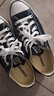 匡威（Converse）官方All Star经典帆布男女低帮休闲运动鞋黑色101001 101001/黑色 40 实拍图
