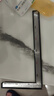 得力（deli）不锈钢拐尺钢角尺L型尺木工直角90度尺双面刻度150x300mm 实拍图