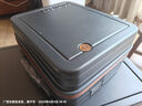 朗客德国前开盖子母行李箱20寸铝框新款宽拉杆旅行商务出差男登机箱24 枪灰色-铝框子母箱（配鞋箱+磨砂防刮+双快充接口） 24英寸 托运箱-可放17.2寸电脑 实拍图