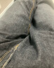 真维斯（JEANSWEST）牛仔裤男2025夏季青年男士宽松直筒长裤弹力休闲长裤蓝黑薄款32 实拍图
