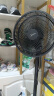 美的（Midea）【超级单品】七叶轻音立式电风扇家用柔风落地扇台式桌面小型风扇大风量节能摇头宿舍电扇 SAF30AB 实拍图