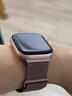 Apple/苹果 Watch Series 10 智能手表GPS款46毫米玫瑰金色铝金属表壳淡桃粉色运动型表带S/M MX293CH/B 实拍图
