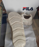 斐乐（FILA）可颂面包鞋运动鞋男士休闲鞋舒适厚底老爹鞋复古 燕麦色-OM 43 实拍图