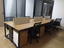 意远E0环保办公桌椅组合屏风工位办公室桌子4四6人位卡座职员员工位桌 双人位 实拍图