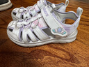 Skechers斯凯奇夏季童鞋女童凉鞋包头护脚透气魔术贴沙滩鞋公主鞋302721L 实拍图