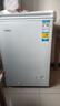 海尔（Haier）出品冰柜家用冷柜卧式减霜一级能效节能速冻小型迷你冰柜 100升 新品丨-30℃深冷丨PCM钢胆丨减霜80% 实拍图